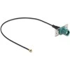 Delock Antennenkabel FAKRA Z Stecker zu MHF® I Stecker 1,13 - 20 cm 2 vorgestanzte Löcher