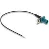 Delock Antennenkabel FAKRA Z Stecker zu offenen Kabelenden 1,13 - 20 cm 1 vorgestanztes Loch