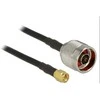 Delock Antennenkabel N Stecker > SMA Stecker RG-58 C/U 5 m
