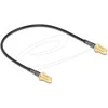 Delock Antennenkabel RP-SMA Buchse zum Einbau zu RP-SMA Buchse zum Einbau RG-174 32 cm