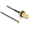 Delock Kabelis antenowy RP-SMA Lizdas do MHF I Wtyk 1.13 35 cm (88383)