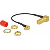 Delock DeLOCK Ant. 90° mėlynas >MMCX St 10cm
