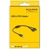 Delock Atblokuokite USB į PS/2 adapterį