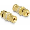 Delock Audio Adapteris Polklemme zu Polklemme zum Einbau, Farbring juodas