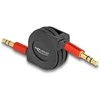 Delock Audio Aufrollkabel 3,5 mm 3 Pin Klinkenstecker zu Klinkenstecker 90 cm