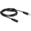 Delock Audio Klinke 3,5mm St/Bu 3m
