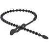 Delock 18966 - Beaded cable tie - Polyamide - Juodas - -40 - 85 °C - 21 cm - 4.5 mm