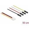 Delock Conversion IOT Grove kabelis 4 kontaktų kištukas į 4 x trumpiklio lizdą 50 cm