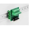 Delock D-Sub 15 Pin Buchse zu 16 Pin Terminalblock für Hutschiene