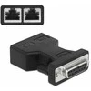 Delock D-Sub 15 Pin Buchse zu 2 x RJ45 Buchse AUI (Attachment Unit Interface) Adapteris