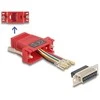Delock D-Sub 15 Pin Buchse zu RJ45 Buchse Montagesatz raudona