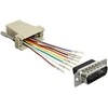 Delock D-Sub 15 Pin Stecker > RJ45 Buchse Montagesatz