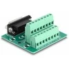 Delock D-Sub 15 Pin Stecker zu Terminalblock für Hutschiene