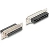 Delock D-Sub 25 Pin Buchse zu RJ12 Buchse Montagesatz raudona
