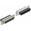 Delock D-Sub 25 kontaktų lizdas į RJ45 lizdą montavimo komplektas juodos spalvos