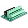 Delock D-Sub 25 Pin Buchse zu Terminalblock für Hutschiene
