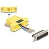 Delock D-Sub 25 Pin Stecker zu RJ12 Buchse Montagesatz gelb