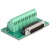 Delock D-Sub 25 Pin Stecker zu Terminalblock für Hutschiene