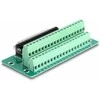 Delock D-Sub 37 Pin Stecker zu Terminalblock für Hutschiene