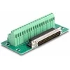 Delock D-Sub 37 Pin Stecker zu Terminalblock für Hutschiene