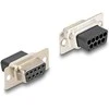 Delock D-Sub 9 Pin Buchse zu RJ12 Buchse Montagesatz raudona