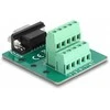 Delock D-Sub 9 Pin Stecker zu Terminalblock für Hutschiene