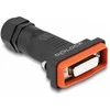 Delock D-Sub HD 26 Pin Buchse mit Gehäuse IP67 wasserfest