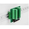 Delock D-Sub HD 44 Pin Buchse zu Terminalblock für Hutschiene