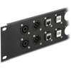 Delock D-Typ 10? Patchpanel 12 Port 2 HE juodas