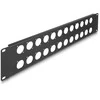 Delock D-Typ 19? Patchpanel 24 Port 2 HE juodas