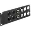 Delock D-Typ 19? Patchpanel 24 Port 2 HE juodas