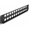 Delock D-Typ 19? Patchpanel 24 Port 2 HE juodas