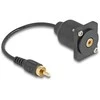 Delock D-Typ Kabelis Cinch Stecker zu Buchse juodas 20 cm