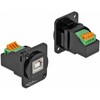 DELOCK D-Typ Modul USB 2.0 Typ-B Buchse zu Terminalblock
