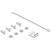 Delock D-Typ RJ45 Einbaubuchse mit LSA Anschluss Cat.6A STP mit Schutzkappe IP66 staub- und wasserdicht
