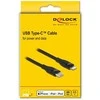 Kabelis USB Delock Kabelis danych i ładowania USB Type-C™ do Lightning™ dla iPhone™, iPad™ i iPod™ juoda 0,5 m MFi