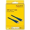 Delock Atblokuokite duomenų ir įkrovimo laidą USB Type-C™ prie žaibo mėlynumo 1 m MFi