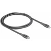Kabelis USB Delock Delock Daten- und Ladekabel USB Type-C™ zu Lightning™ für iPhone™, iPad™ und iPod™ grau 1 m MFi