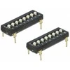 Delock DIP-Schalter Tri-State 8-stellig 2,54 mm Rastermaß THT vertikal juodas 2 vnt.