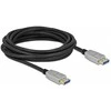 Delock DisplayPort laidas 10K 60 Hz 54 Gbps metalinis korpusas 3 m