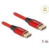 DELOCK DisplayPort Kabelis 16K 60 Hz 1m raudona Metall