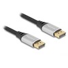 Delock DeLOCK DisplayPort kabelis 16K 60 Hz 1 m sidabrinė metal
