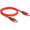 DELOCK DisplayPort Kabelis 16K 60 Hz 1m raudona Metall
