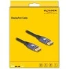 DELOCK DisplayPort Kabelis 8K 60 Hz 1m flieder Metall
