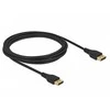 Delock DisplayPort kabelis 8K 60 Hz 2 m DP 8K sertifikuotas be prisegimo funkcijos