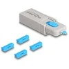 Delock DisplayPort Port Blocker Set für DisplayPort Buchsen 4 Stück + Verschlusswerkzeug