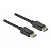 Delock DisplayPort kabelis 10K 60 Hz 54 Gbps plastikinis korpusas 2 m