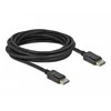 Delock DisplayPort kabelis 10K 60 Hz 54 Gbps plastikinis korpusas 2 m