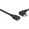 Delock DisplayPort Verlängerungskabel Stecker 90° links gewinkelt zu Buchse 8K 60 Hz 3 m