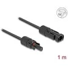 Delock DL4 Solar Flachbandkabel Stecker zu Buchse 1 m juodas